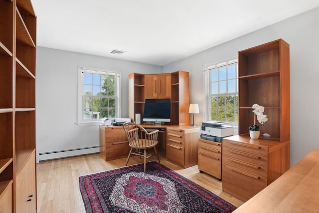 1449 Riverview Ave, Peekskill, NY 10566 - office space featuring baseboard heating and light wood-style flooring