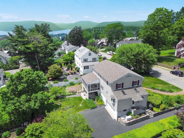 1449 Riverview Ave, Peekskill, NY 10566 - view from above of property with a mountain backdrop