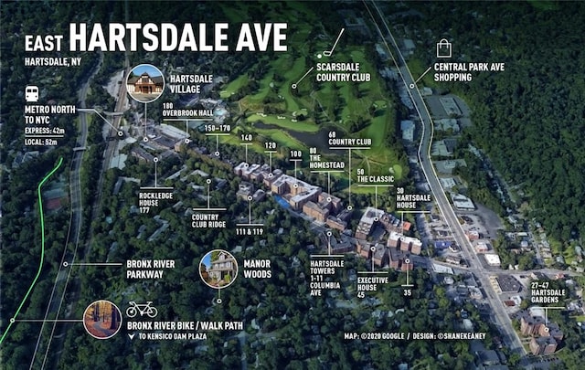 66 Rockledge Rd Unit 1B, Hartsdale, NY 10530 - map location