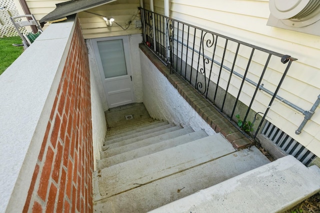 view of stairs