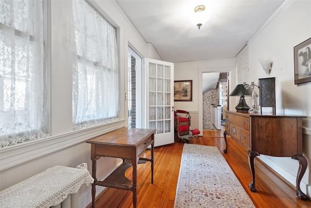 1271 Beverly Rd, Douglaston, NY 11363 - interior space with wood finished floors and ornamental molding