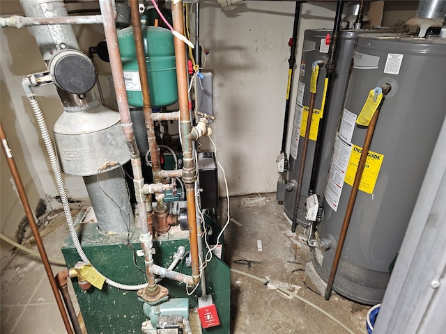 1333 Chisholm St, Bronx, NY 10459 - utility room featuring gas water heater