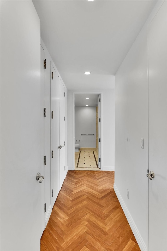 90 E End Ave Unit 10B, New York Manhattan, NY 10028 - corridor featuring baseboards and recessed lighting