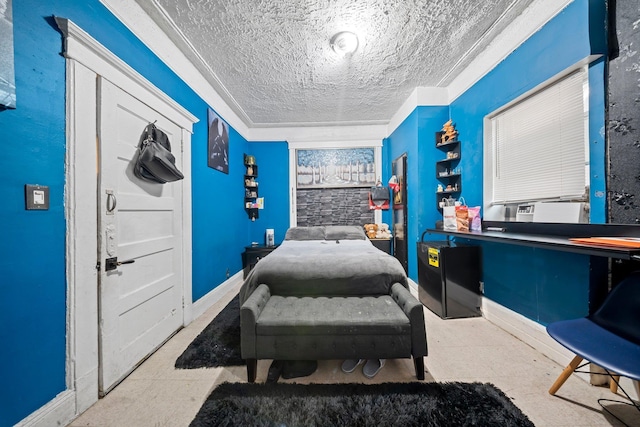 3219 104th St, East Elmhurst, NY 11369 - bedroom featuring a textured ceiling