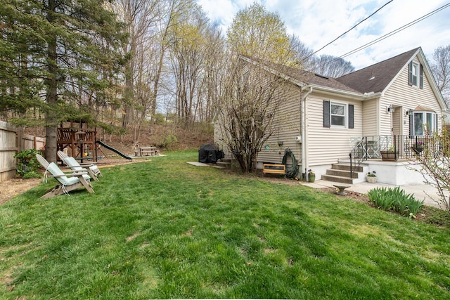 37 Rural Ave, Wingdale, NY 12594 - view of yard with a playground and fence