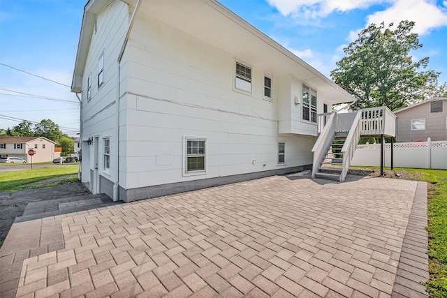 125 Lakewood Dr, Congers, NY 10920 - back of house with a patio, stairs, and a deck