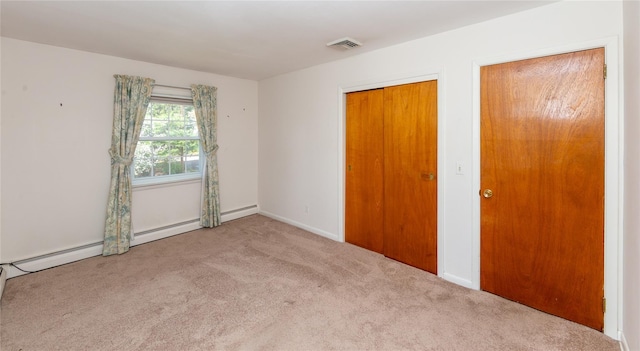 37 Lincoln Dr, Poughkeepsie, NY 12601 - unfurnished bedroom featuring baseboards, visible vents, and carpet
