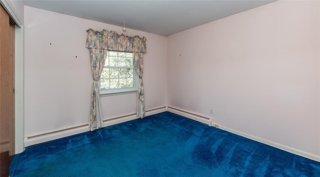 37 Lincoln Dr, Poughkeepsie, NY 12601 - carpeted spare room with baseboard heating and baseboards