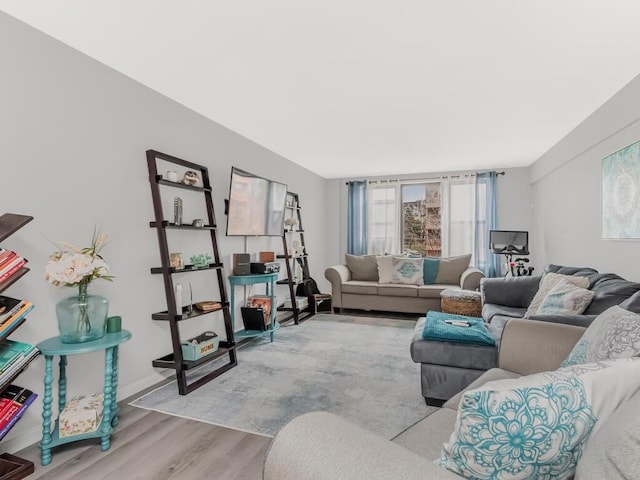 270 N Broadway Unit 6H, Yonkers, NY 10701 - living room featuring wood finished floors