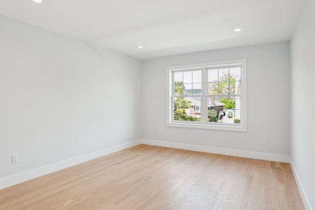 44 Harbor Hills Dr, Port Washington, NY 11050 - unfurnished room with recessed lighting, baseboards, and light wood-style floors