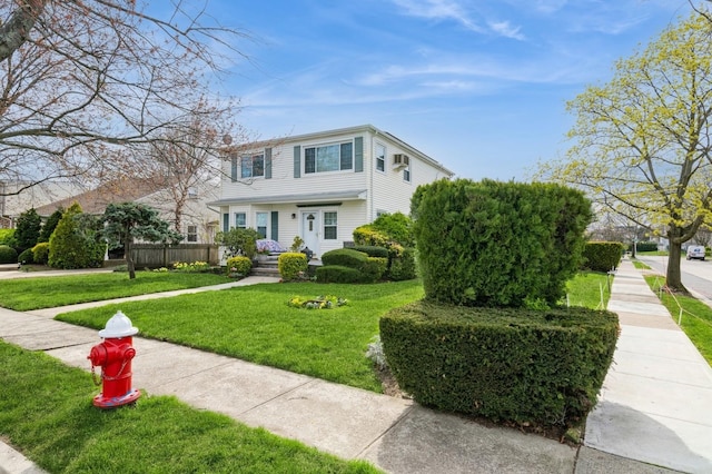 186 Stuart Rd, Valley Stream, NY 11581 - view of front of house with a front lawn