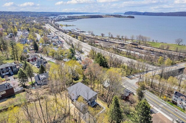 123 N Riverside Ave, Croton-On-Hudson, NY 10520 - birds eye view of property with a water view