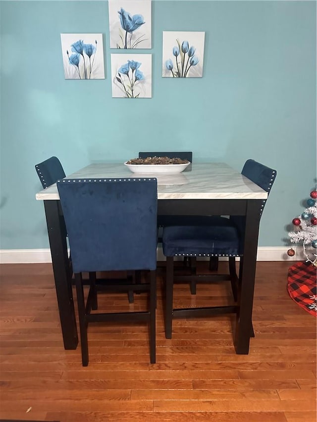 7 Ash St, New Windsor, NY 12553 - dining space with baseboards and wood finished floors