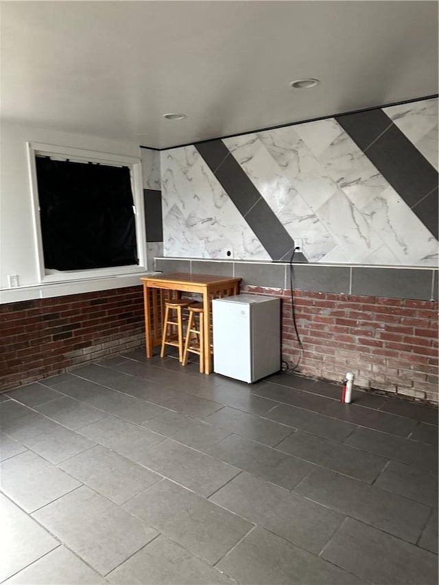 7 Ash St, New Windsor, NY 12553 - interior space featuring refrigerator and recessed lighting
