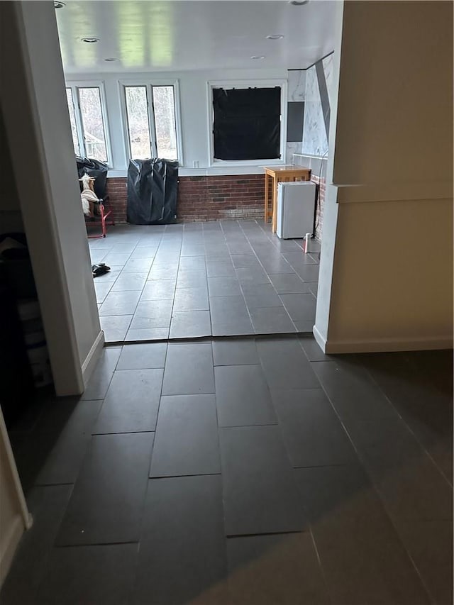 7 Ash St, New Windsor, NY 12553 - unfurnished living room with tile patterned floors