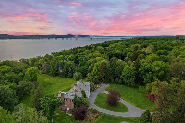 2 Fargo Ln, Irvington, NY 10533 - aerial view at dusk of a water view