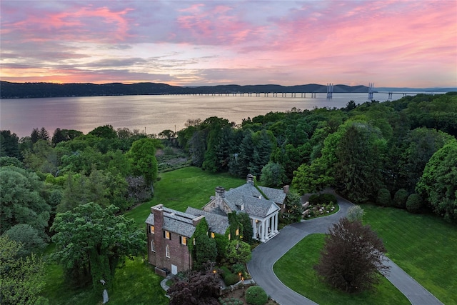2 Fargo Ln, Irvington, NY 10533 - aerial view at dusk of a water view