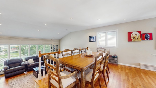 3359 Knight St, Oceanside, NY 11572 - dining space with baseboards, plenty of natural light, light wood-type flooring, and visible vents
