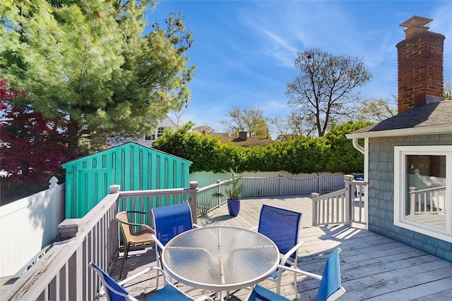 3359 Knight St, Oceanside, NY 11572 - deck with fence and outdoor dining space