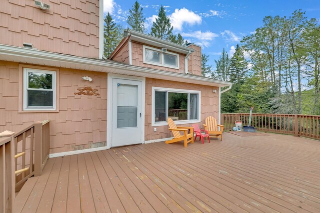 85 Woodard Rd, Parksville, NY 12768 - view of wooden terrace