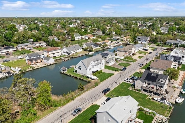 10 Delta Rd, Massapequa, NY 11758 - aerial view of property's location with a large body of water and nearby suburban area