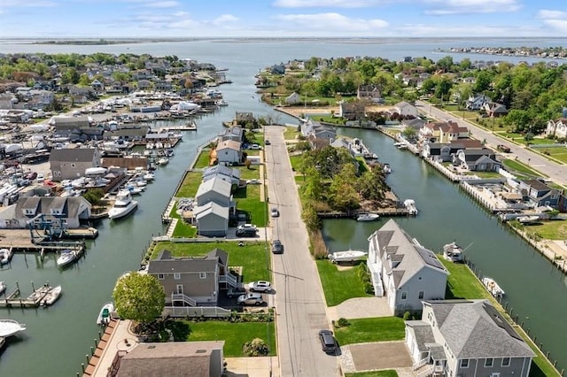 10 Delta Rd, Massapequa, NY 11758 - aerial view of property's location with a large body of water and nearby suburban area