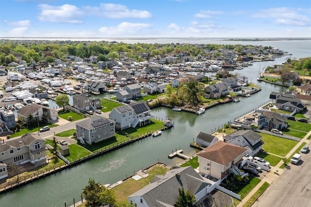 10 Delta Rd, Massapequa, NY 11758 - aerial view of residential area featuring a large body of water