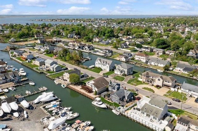 10 Delta Rd, Massapequa, NY 11758 - aerial view of property and surrounding area with a nearby body of water and nearby suburban area