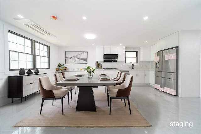 3405 Corporal Kennedy St, Bayside, NY 11361 - dining space featuring a healthy amount of sunlight and recessed lighting