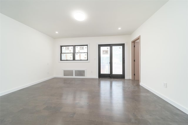 3405 Corporal Kennedy St, Bayside, NY 11361 - unfurnished room featuring recessed lighting, baseboards, and dark wood-type flooring