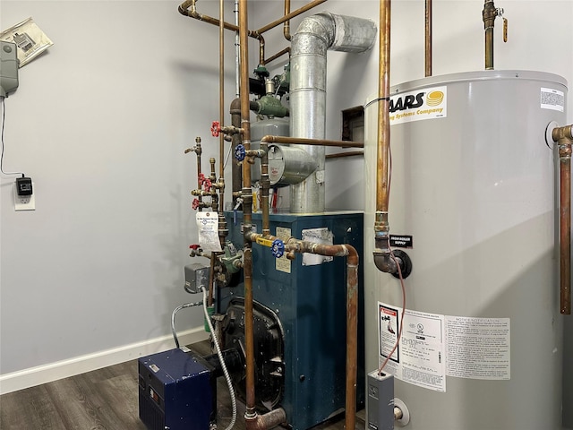 utilities featuring water heater
