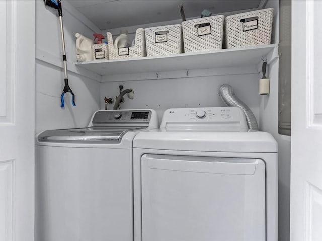 54 Hidden Ridge Dr, Syosset, NY 11791 - laundry area featuring separate washer and dryer and laundry area