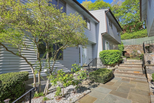 view of side of property