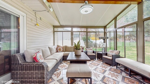 754 Wolcott Ave, Beacon, NY 12508 - sunroom / solarium with plenty of natural light and an outdoor living space