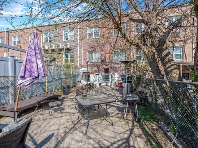 view of patio / terrace with a fenced backyard