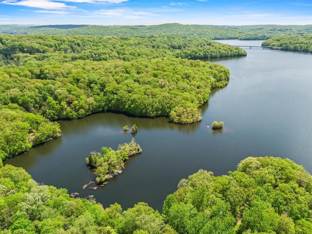 1391 Hunterbrook Rd, Yorktown Heights, NY 10598 - aerial view of a forest and a large body of water