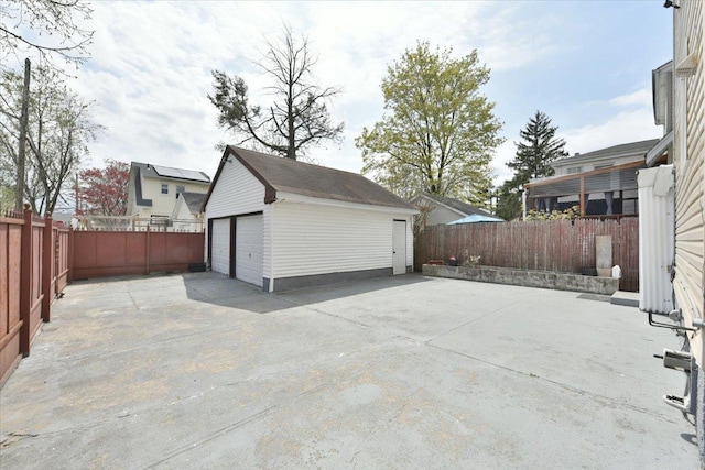 224-40 Fairbury Ave, Queens Village, NY 11428 - detached garage featuring fence