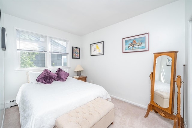 116 Oakland Ave, Tuckahoe, NY 10707 - carpeted bedroom with a baseboard radiator and baseboards