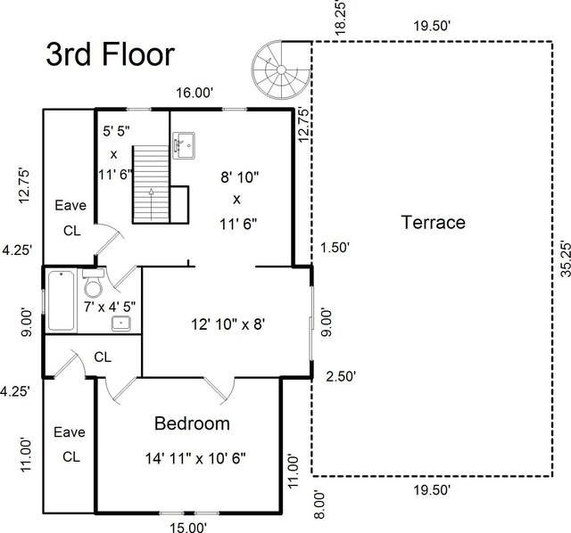 116 Oakland Ave, Tuckahoe, NY 10707 - room layout