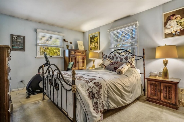 bedroom featuring carpet floors