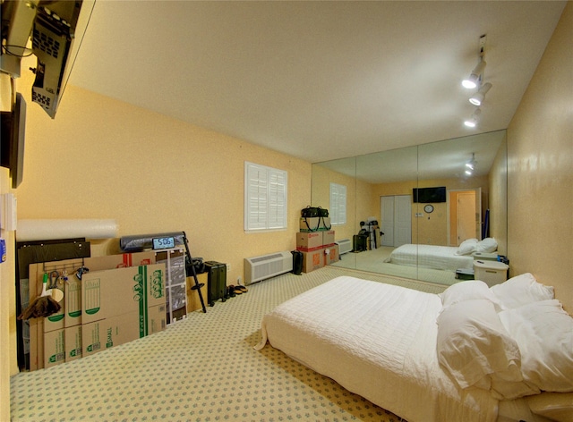 1337 Broadway Unit C22, Hewlett, NY 11557 - bedroom with track lighting and carpet flooring