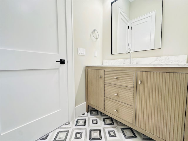 9 Ogrady Ct, Orangeburg, NY 10962 - bathroom with vanity and baseboards