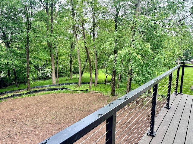 9 Ogrady Ct, Orangeburg, NY 10962 - view of wooden deck