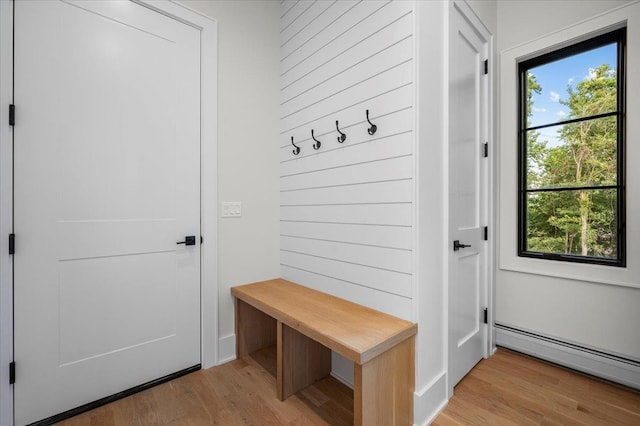 9 Ogrady Ct, Orangeburg, NY 10962 - mudroom with baseboard heating and light wood-type flooring