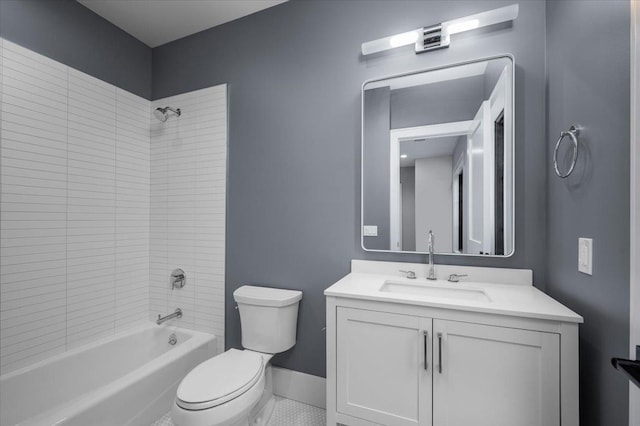 9 Ogrady Ct, Orangeburg, NY 10962 - full bath with vanity, shower / bath combination, and tile patterned floors
