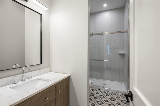 9 Ogrady Ct, Orangeburg, NY 10962 - bathroom featuring vanity and a stall shower