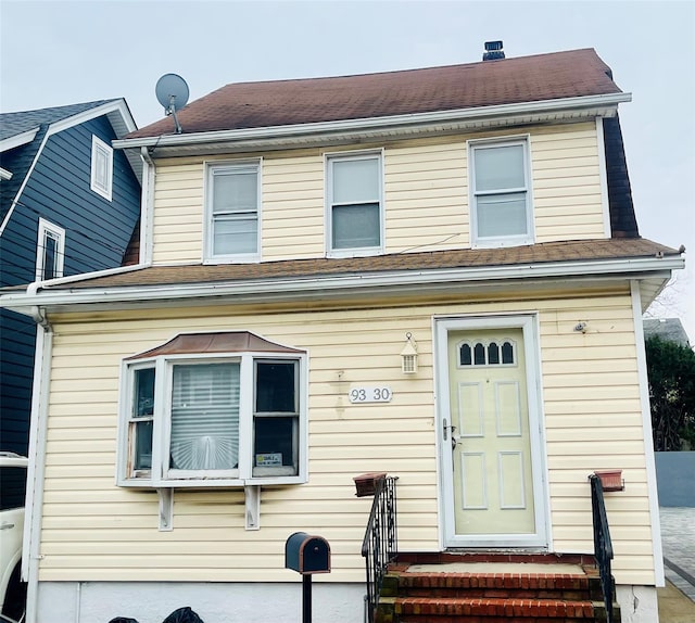93-30 246th St, Bellerose Terrace, NY 11001 - view of front of property with a shingled roof
