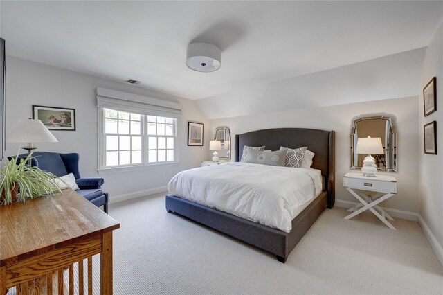 11 Morgan Ln, Locust Valley, NY 11560 - bedroom featuring light colored carpet, baseboards, and lofted ceiling