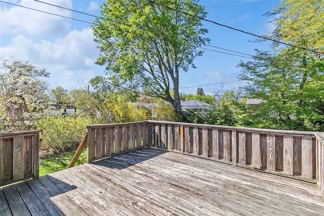 view of deck