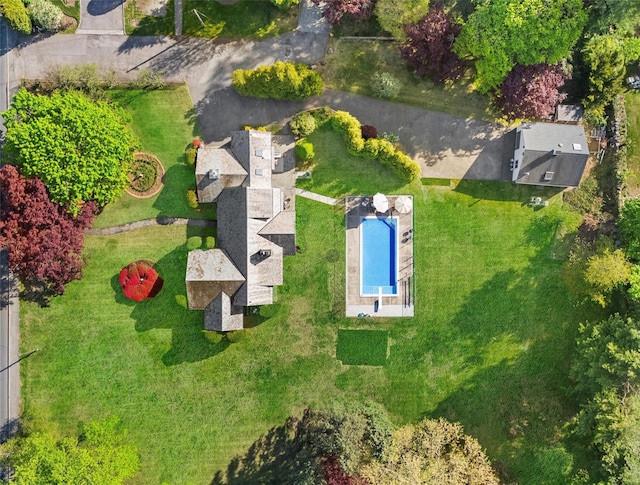 200 Fort Hill Rd, Scarsdale, NY 10583 - bird's eye view of a pool